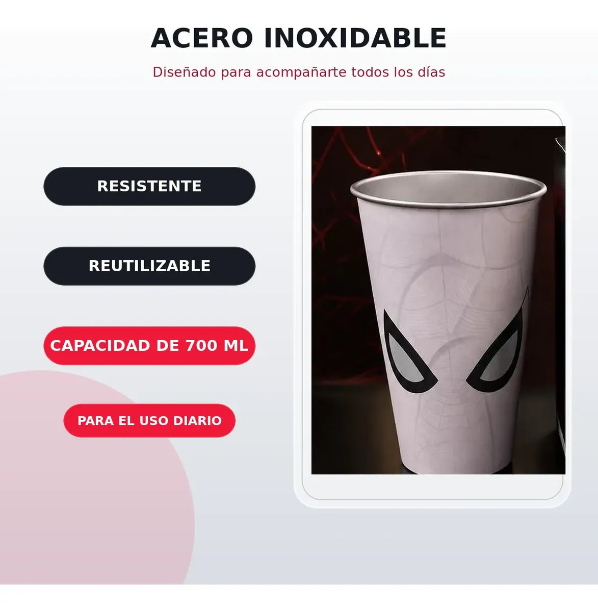 Copo Homem-Aranha termico