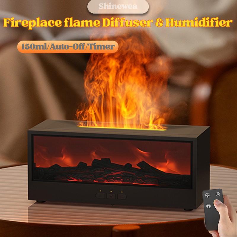 Umidificador FlameAura™ – Efeito Lareira e Difusor de Aromas