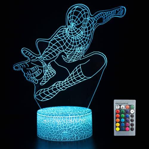 Luminária 3D Homem-Aranha Davuni