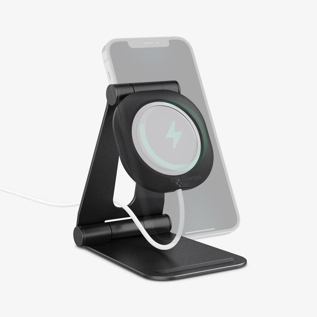 MagStand™ Mini – Carregador Magnético 15W com Suporte Dobrável