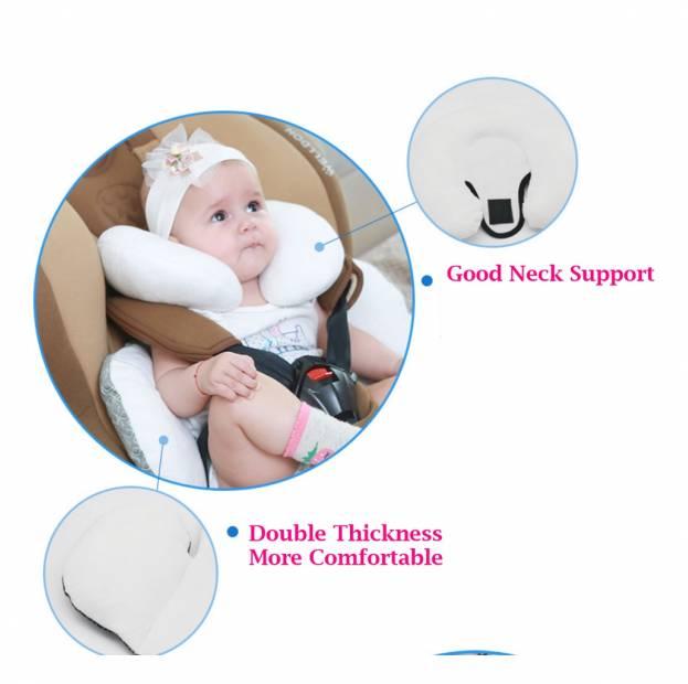 Almofada BabyComfort™ – Apoio de Cabeça e Pescoço para Bebé