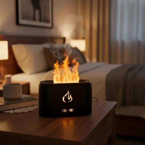 Umidificador FlameAura™ – Efeito Lareira e Difusor de Aromas
