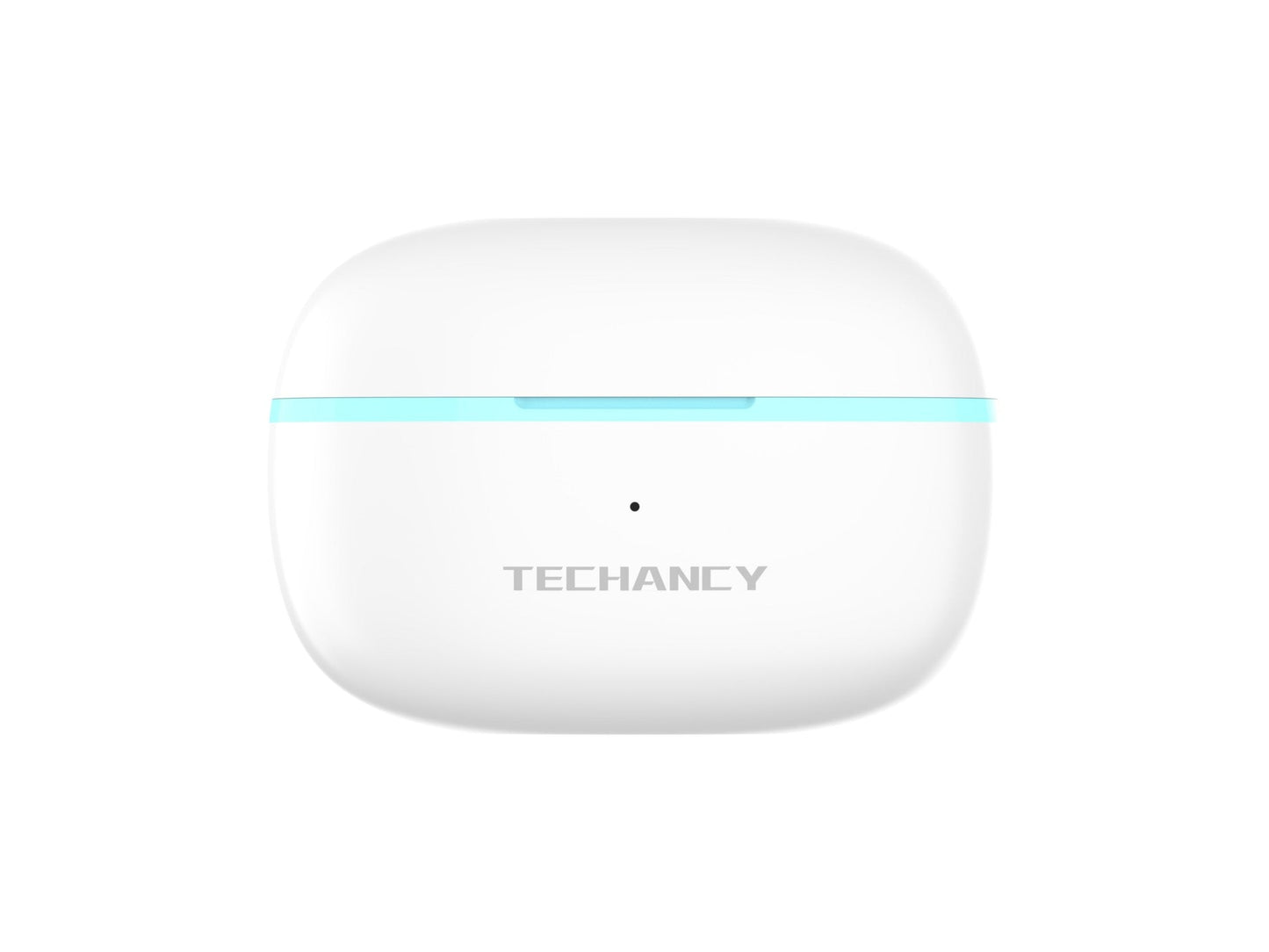 Techancy Auriculares TWS KP2714 Bluetooth 5.3 ligação 10m USB-C 4h de autonomia som nítido confortável cor branca