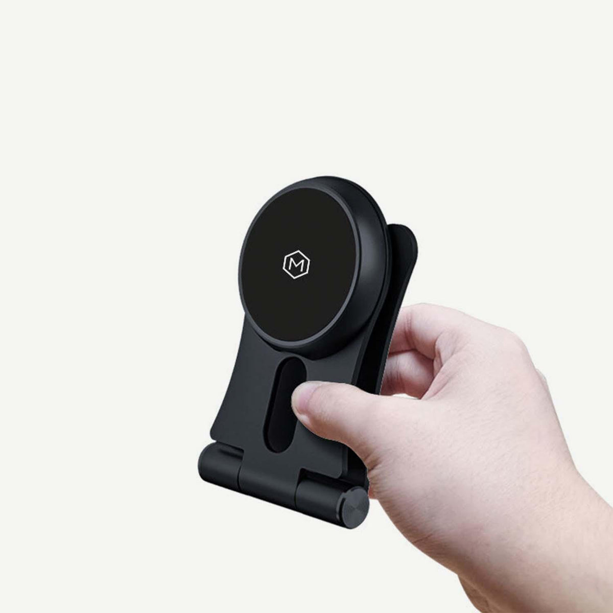 MagStand™ Mini – Carregador Magnético 15W com Suporte Dobrável